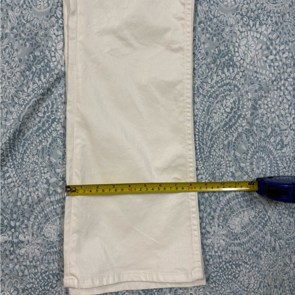 rag & bone Women's Straight Leg Jeans - Cream - Picture 8 of 11